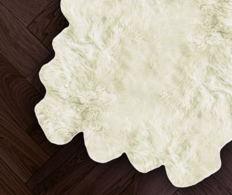 Natural Sheepskin area rug