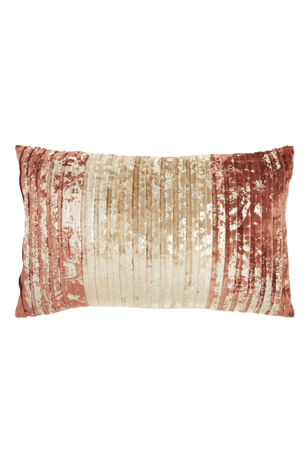 rose gold toned lumbar decorative throw pillow