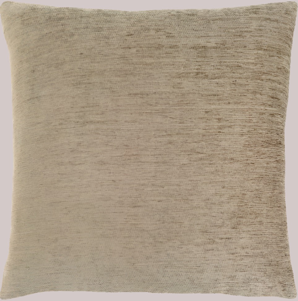 Tan Polyester Throw Pillow 18"