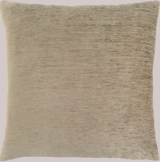 Tan Polyester Throw Pillow 18"