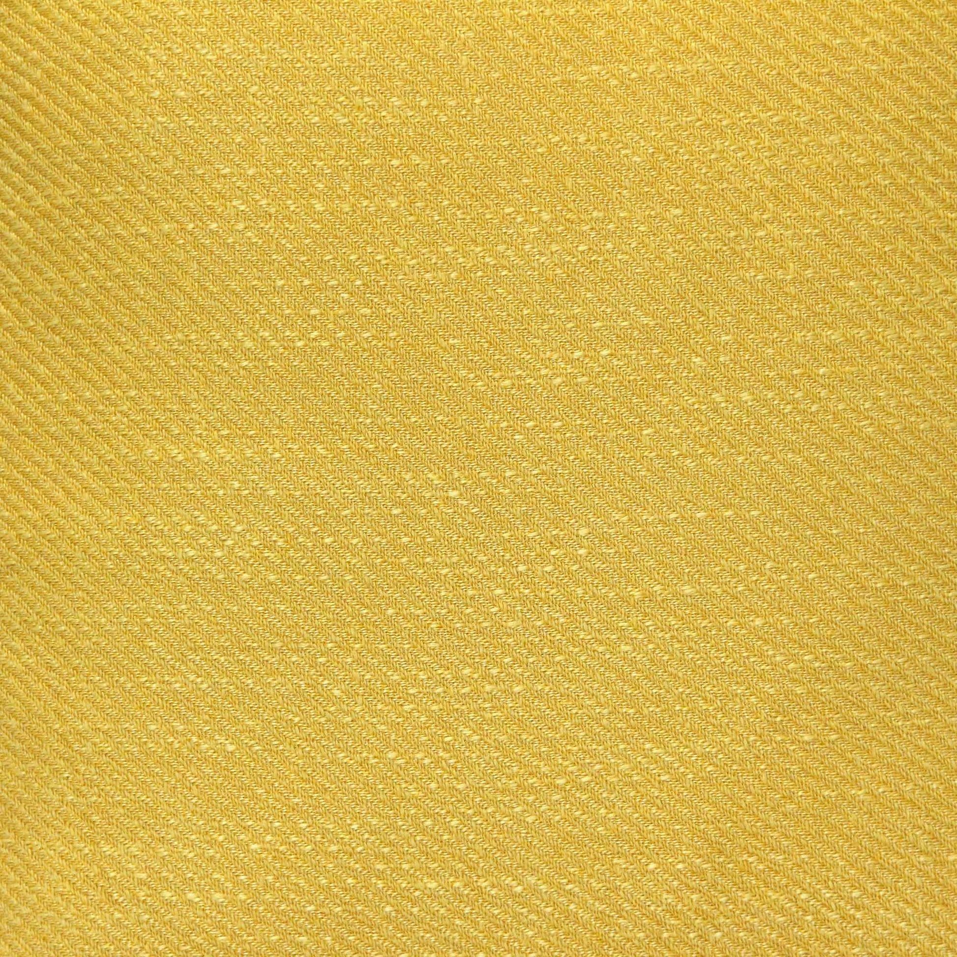 Mustard Tweed Throw Pillow Material Closeup